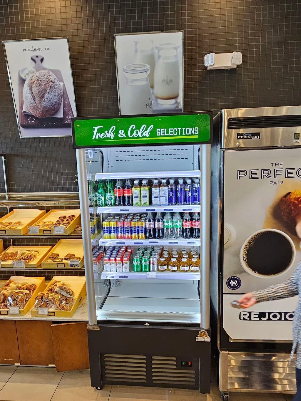 36'' Open Air Merchandiser Display Refrigerator Cooler Commercial Refrigerator, Grab and Go Showcase Merchandiser Display Cooler,ETL Sanitation