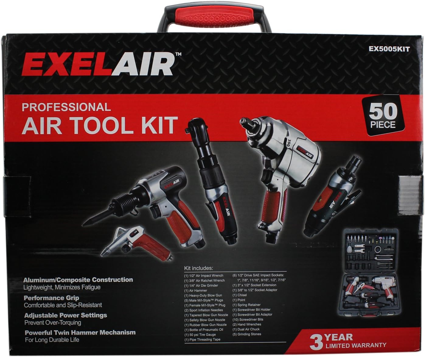 Milton EX5005KIT 50 Piece Professional Air Tool Kit