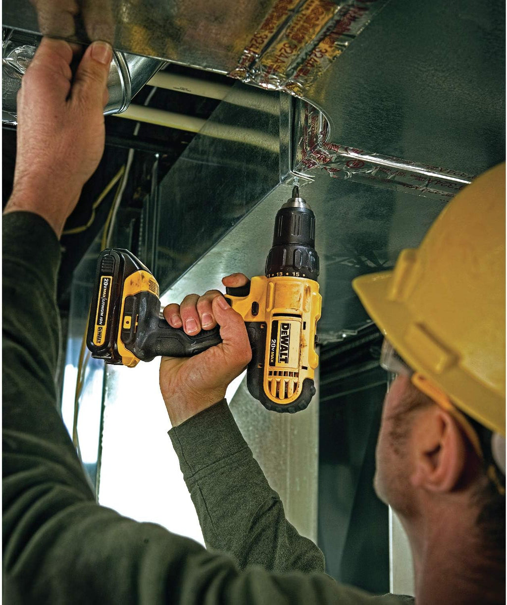 DEWALT 20V MAX* Cordless Drill/Driver Kit with Screwdriver/Drill Bit Set, 100-Piece (DCD771C2 & DWA2FTS100)