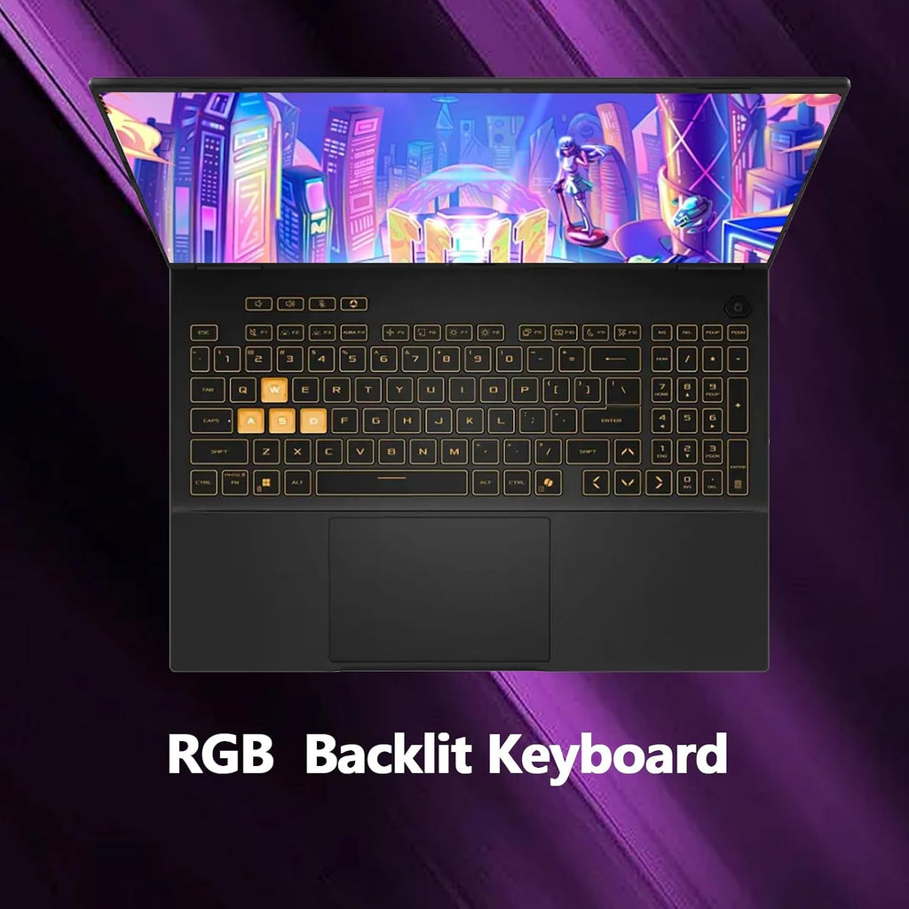 ASUS TUF F16 Gaming Laptop - 16' FHD Display(1900×1200), Intel 16-Core i7-14650HX, NVIDIA GeForce RTX 5060, Win 11 Pro, WiFi 6E, Backlit Keyboard, w/Accessories, 64GB RAM, 2TB SSD