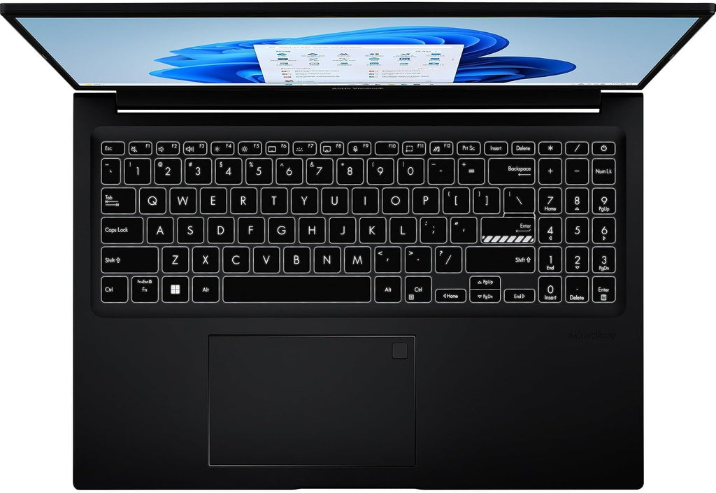 ASUS Vivobook 16' WUXGA 1920 x 1200 Laptop|Intel Core i7-1355U|Intel Iris X Graphics|Black|Backlit| 16GB RAM | 512GB SSD |Windows 11 Home |Bundle with Wireless Mouse