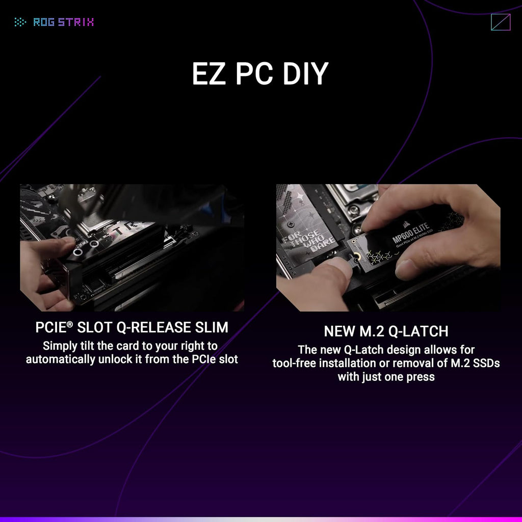 ASUS ROG STRIX X870-I GAMING WIFI AMD AM5 X870 Mini ITX motherboard 10+2+1 power stages, Dynamic OC Switcher, Core Flex, DDR5 AEMP, WiFi7, 2x M.2, PCIe®5.0, Q-Release Slim, USB4, AI OCing & Networking