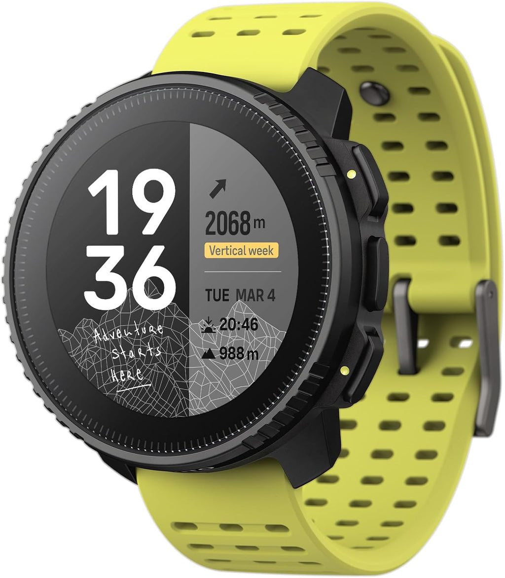 SUUNTO Vertical GPS Adventure Watch, Activity Tracker w/Dual-Band GNSS & Offline Maps, Supports 95+ Sports, Training Metrics & Recovery Insights, Solar Charging Opt. for 1yr Daily Use