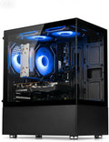 suevery 16GB RAM Core i7 3.6GHz 4-Core Processor NVMe 256GB Prebuilt Tower Desktop Computer Business Home or Office PC Black with WiFi HDMI (Black, Core I7-16G-256G)