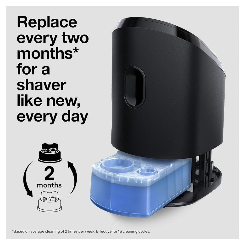 Braun Series 9 Pro 9487cc Electric Razor for Men, Wet & Dry, Rechargeable, Electric Shaver with Clean & Charge Station and ProCare Attachment w/ Clean & Renew Refill Cartridges CCR, 3 Pack