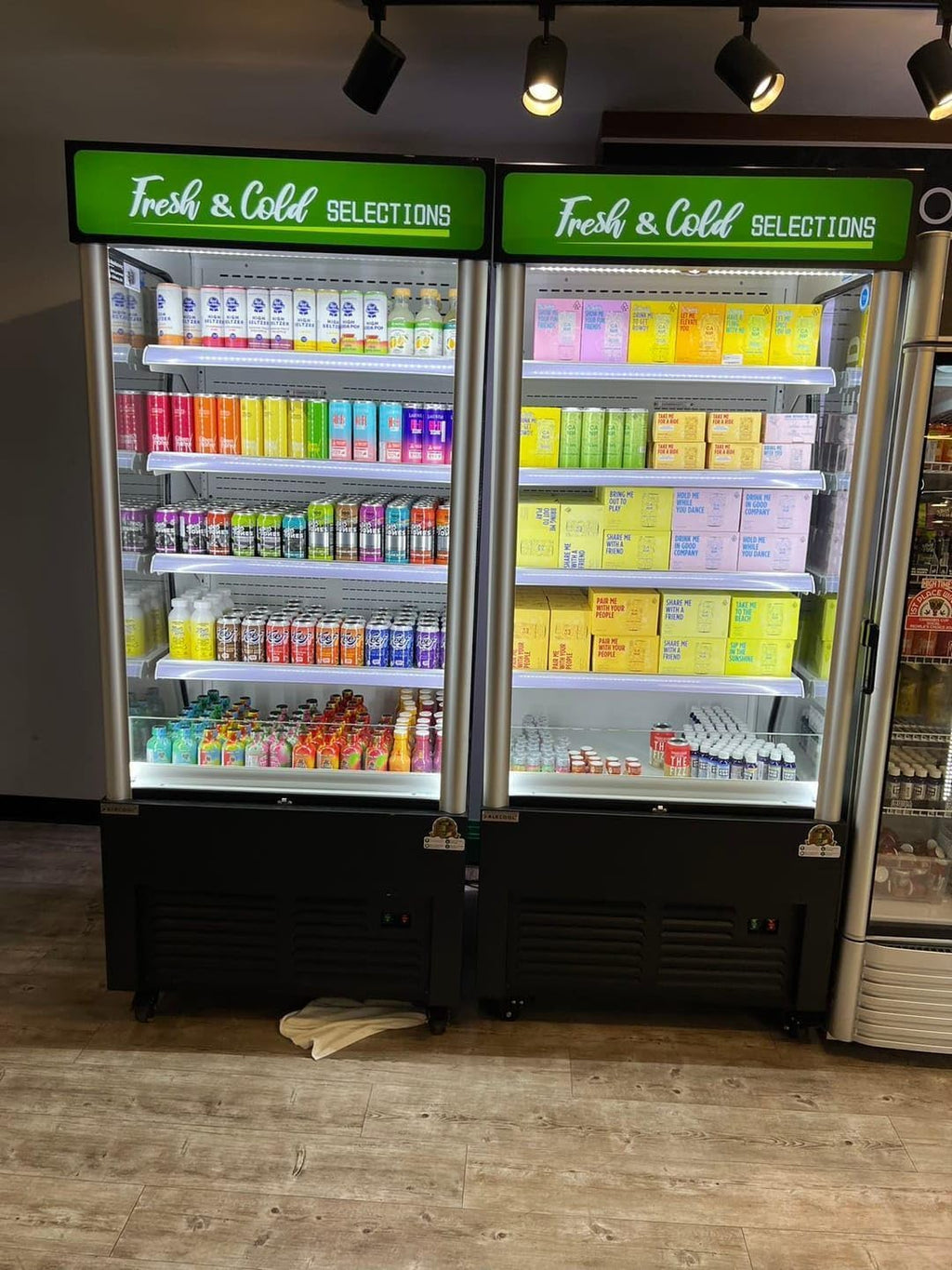 36'' Open Air Merchandiser Display Refrigerator Cooler Commercial Refrigerator, Grab and Go Showcase Merchandiser Display Cooler,ETL Sanitation