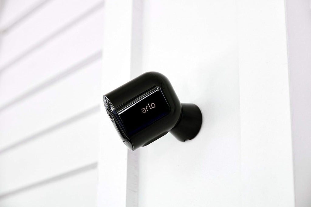 Arlo Pro3 Smart Home Security Cameras, Alarm, Rechargeable, Colour Night Vision, Indoor/Outdoor, 2K QHD, 2-Way Audio, Spotlight, Add On Camera - SmartHub Needed, VMC4040B - Black Edition