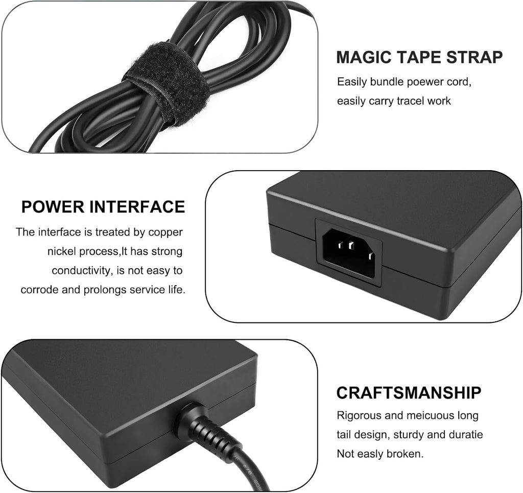 400W Laptop Charger Compatible with Msi Vector A18 HX, Raider A18 HX A9WIG A9WHG, Titan 18 HX AI/Raider 18 HX AI A2XWJG A2XWIG MS-1824 Aorus Master 18 AM8H BYH BZH A23-400P1A A400A001P