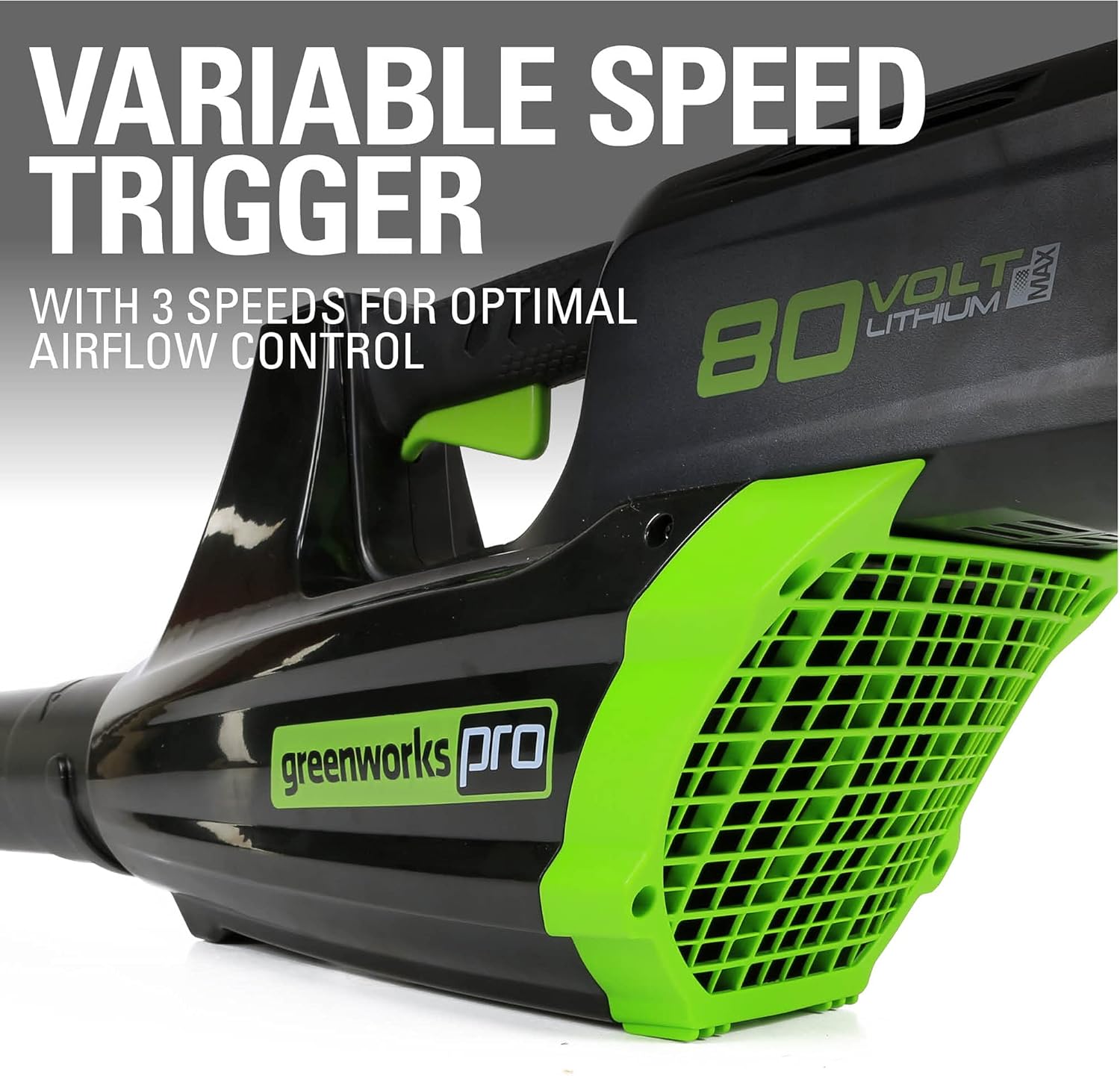 Greenworks 80V Brushless Cordless Yard Tool Combo Kit with 2.0Ah Battery & Rapid Charger – 16' Dual-Line String Trimmer and 500 CFM / 125 MPH Leaf Blower, Variable Speed, 4-Year Warranty