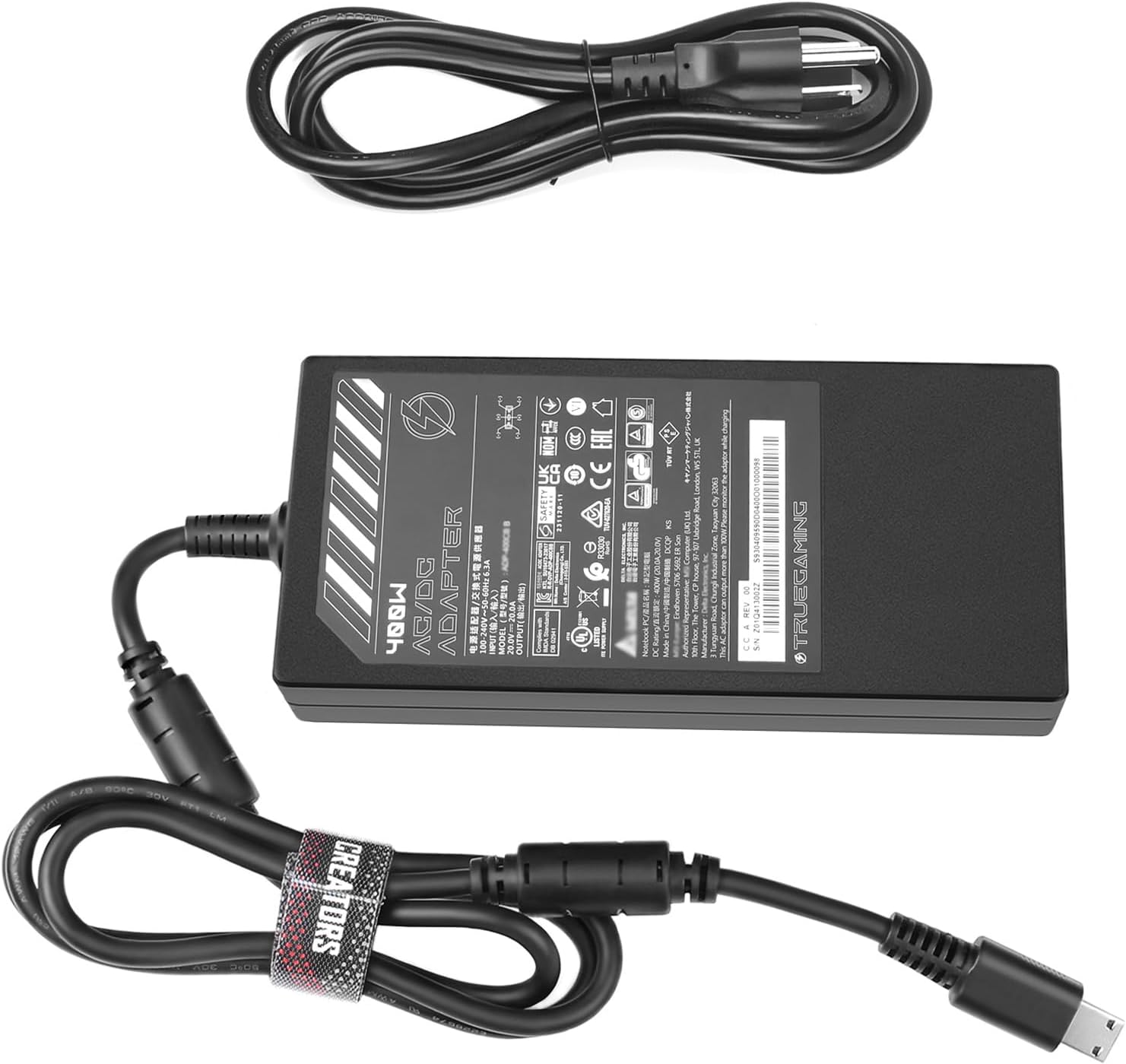 400W Laptop Charger Compatible with Msi Vector A18 HX, Raider A18 HX A9WIG A9WHG, Titan 18 HX AI/Raider 18 HX AI A2XWJG A2XWIG MS-1824 Aorus Master 18 AM8H BYH BZH A23-400P1A A400A001P
