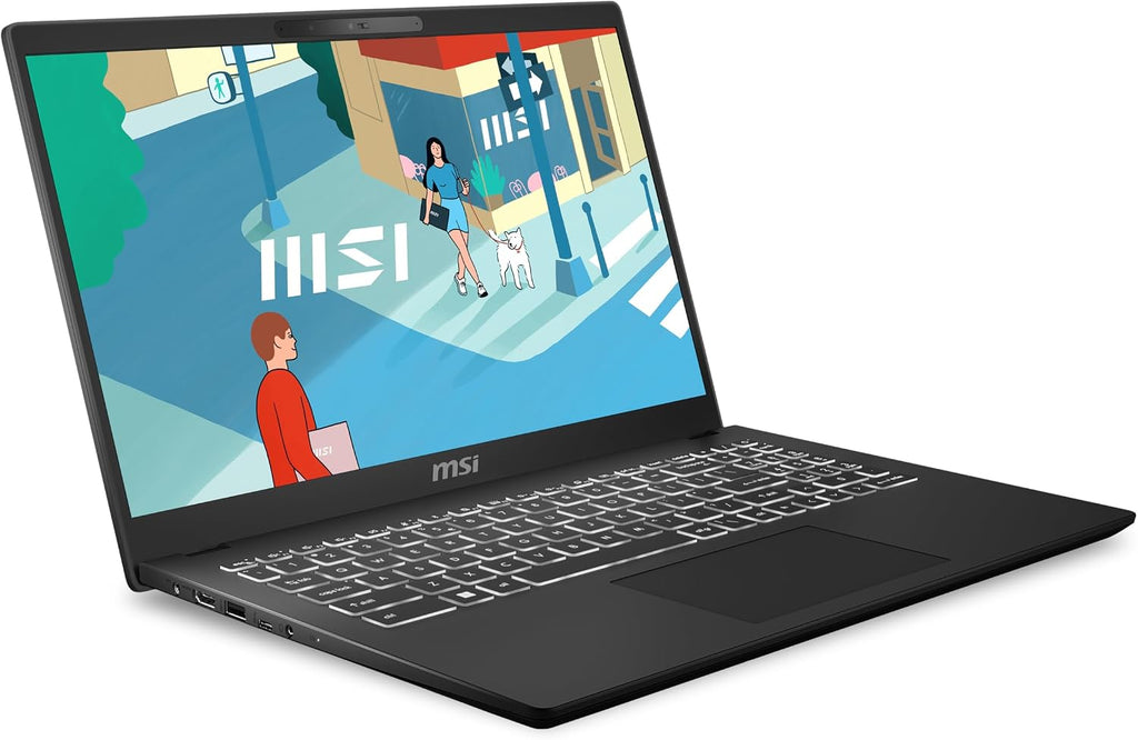 msi Modern 15 Laptop: Intel Core Ultra 9 185H(Beat i9-13900H), 32GB RAM, 1TB SSD, 15.6' Full HD IPS Touchscreen Display, Backlit Keyboard, Windows 11
