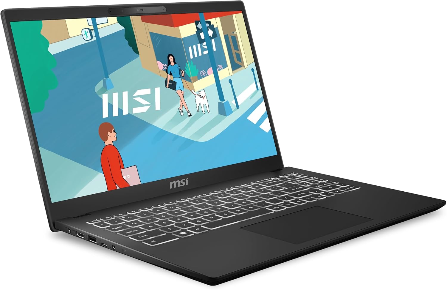 msi Modern 15 Laptop: Intel Core Ultra 9 185H(Beat i9-13900H), 32GB RAM, 1TB SSD, 15.6' Full HD IPS Touchscreen Display, Backlit Keyboard, Windows 11