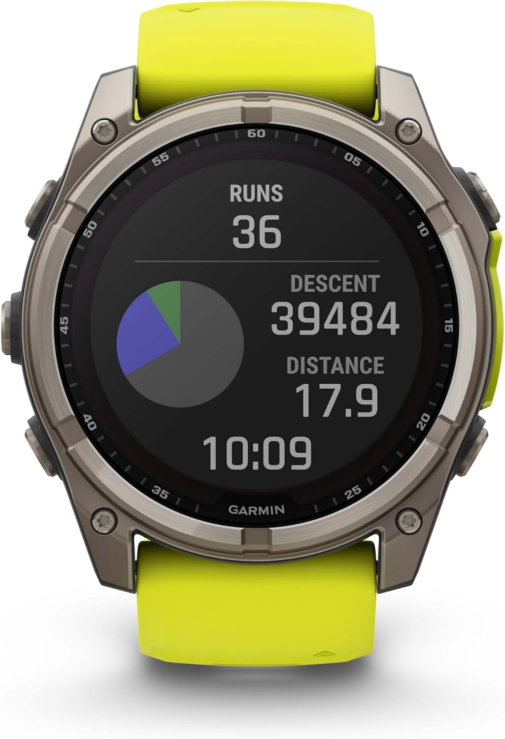 Garmin Fenix 8 – 51 mm, Solar, Sapphire Amp Yellow/Graphite Silicone GPS Smartwatch Black Earbuds Bundle