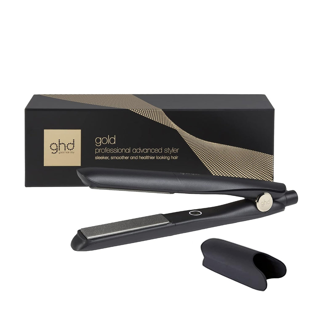 ghd Gold ― 1' Flat Iron Hair Straightener | Professional Ceramic Hair Straightening Styling Tool for Stronger Hair & More Color Protection