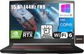 MSI GF63 Thin 15.6' 144Hz FHD Gaming Laptop Computer, Intel Hexa-Core i5-11400H (Beat i7-10875H), 16GB DDR4 RAM, 1TB PCIe SSD, GeForce RTX 3050 4G, WiFi6, BT5.1, Backlit Keyboard, Windows 11, Zivcul