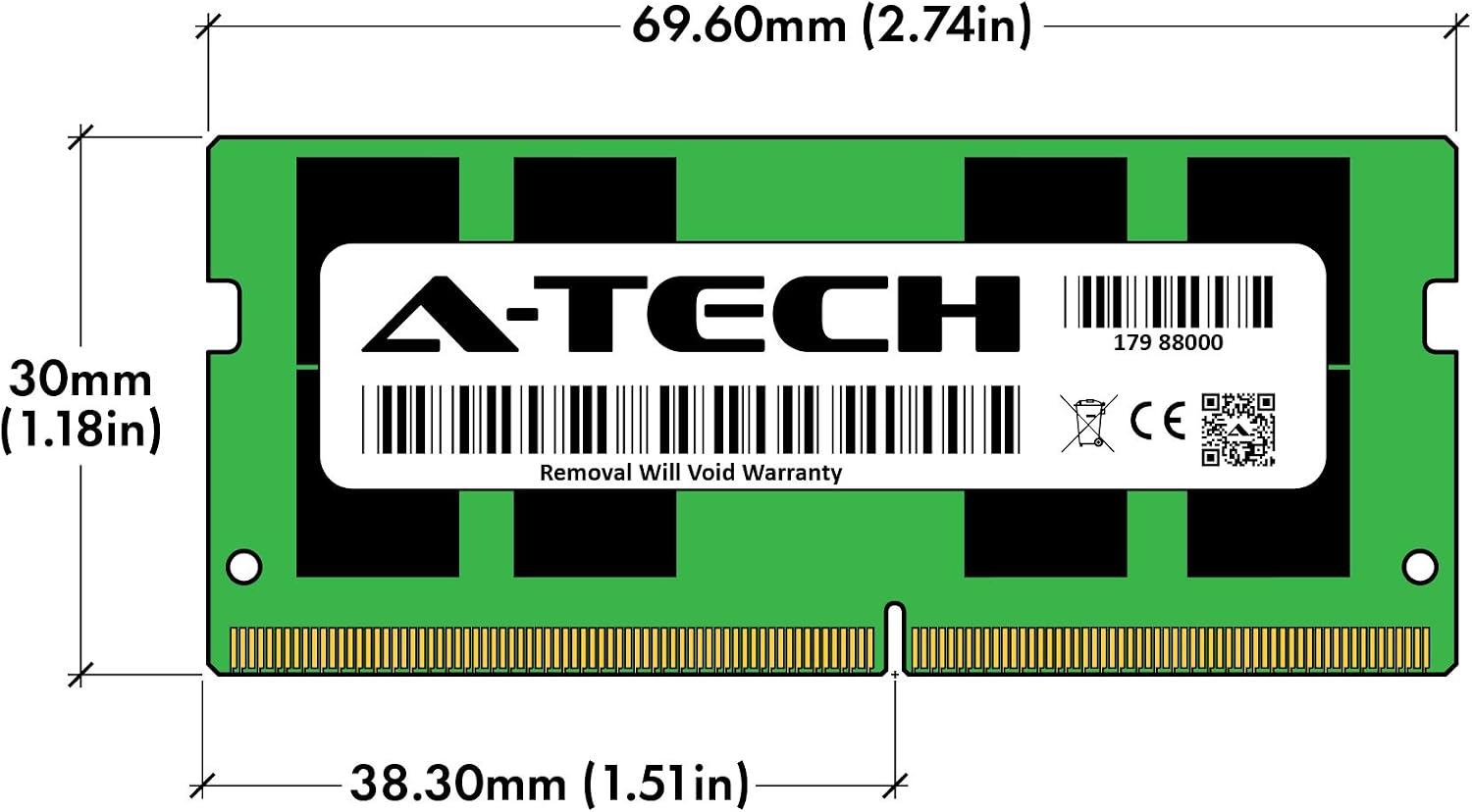 A-Tech 16GB RAM for MSI GF63 Thin Laptop | DDR4 2666MHz PC4-21300 SODIMM 1.2V 260-Pin Non-ECC SO-DIMM Memory Upgrade
