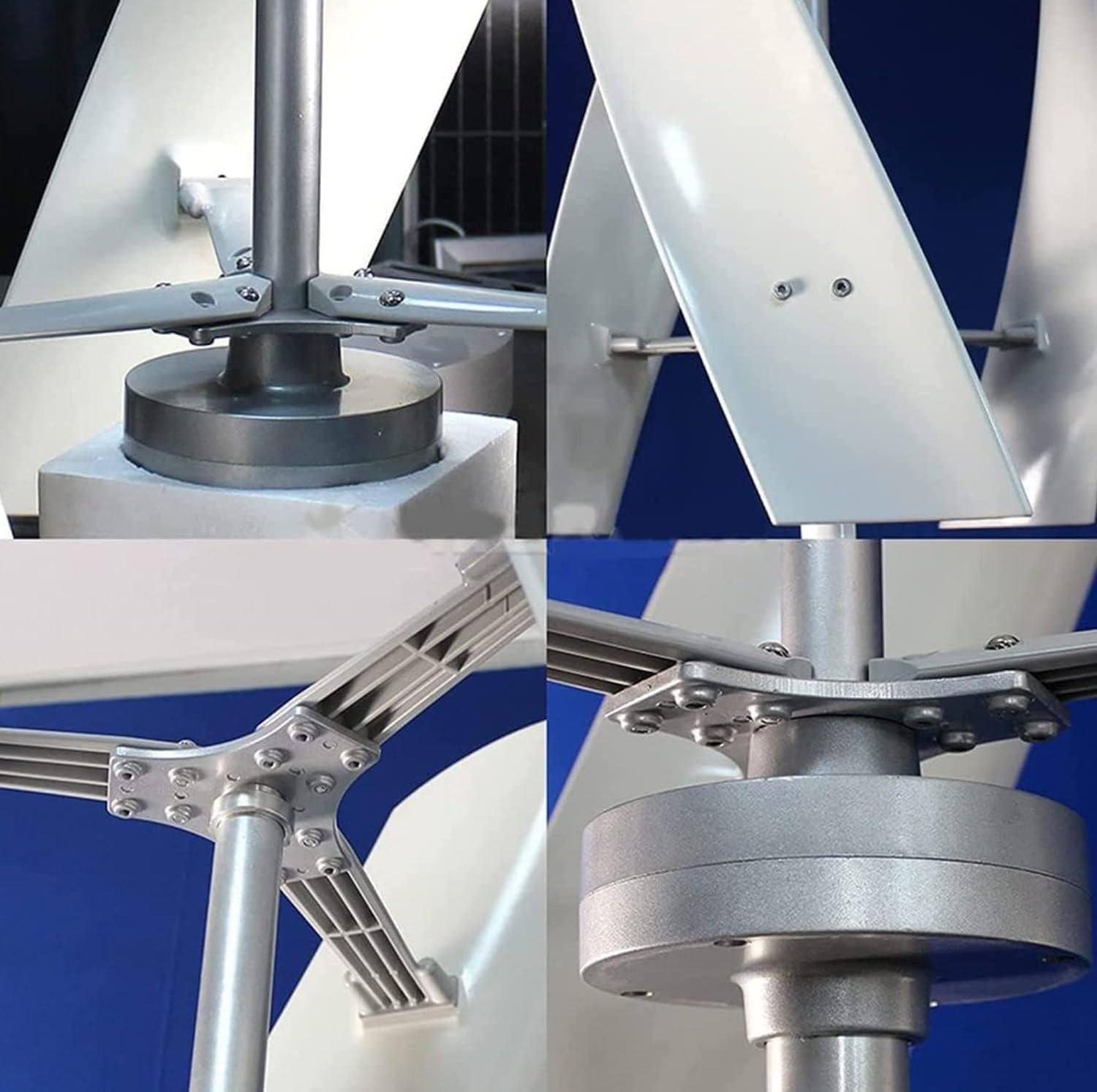 Vertical Axiss Magnetic Levitation Wind Turbine Windmill,Portable Wind Turbine Generator for Terrace,Maintaining a Large Amount of Power,Marine,Motor Home,3000W-24V