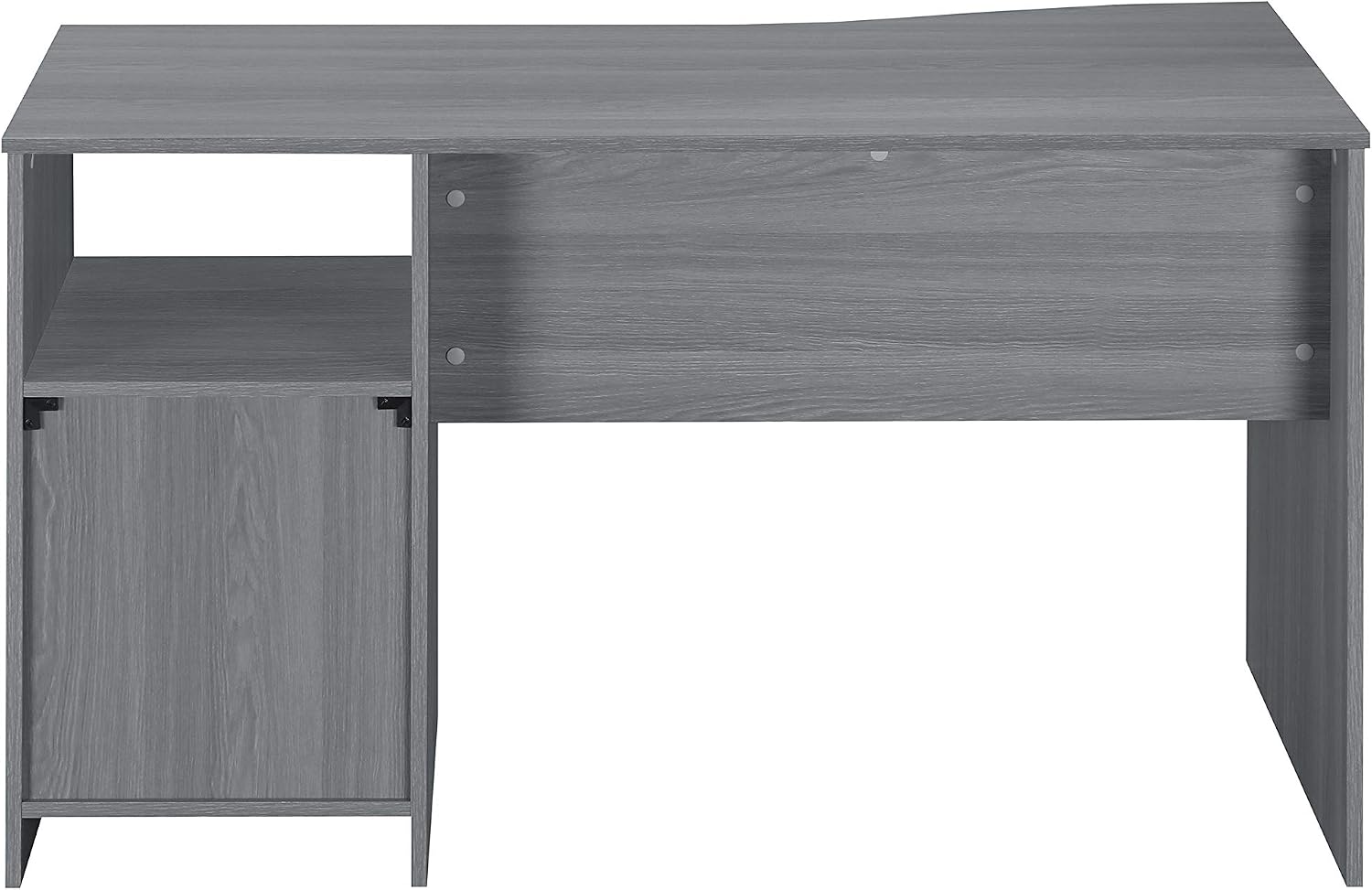 Techni Mobili 51' Classic Computer Desk with Drawers, 3-Drawer Home Office Desk with Storage (Light Grey)