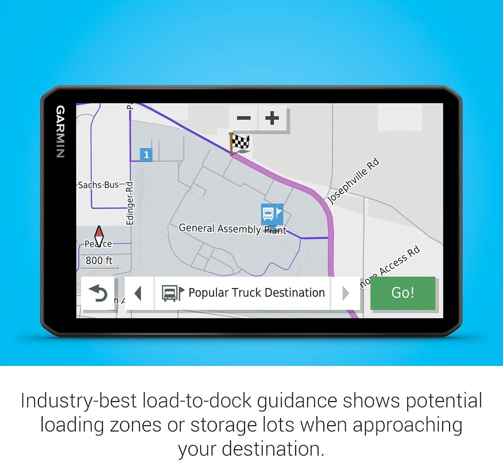 Garmin - dezl OTR700 7 inches GPS Truck Navigator - Black 010-02313-00 (Renewed)