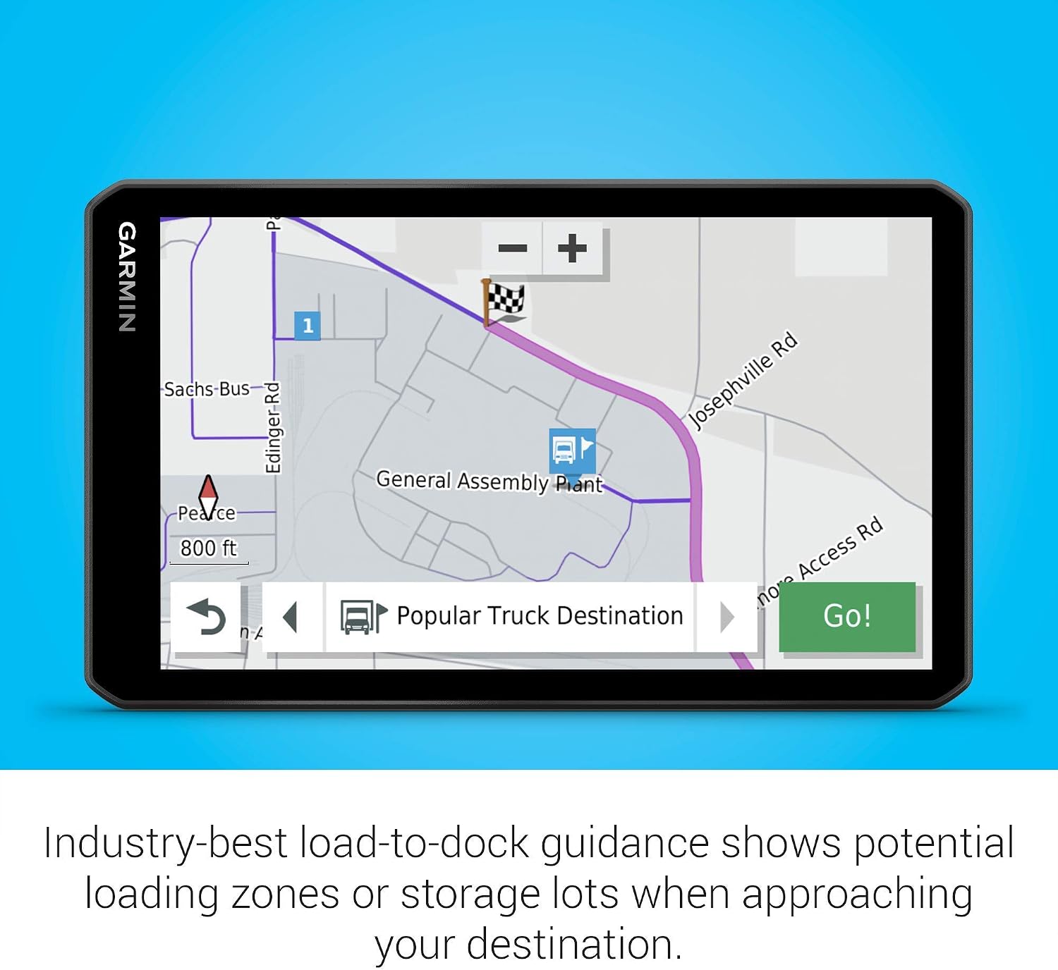 Garmin - dezl OTR700 7 inches GPS Truck Navigator - Black 010-02313-00 (Renewed)