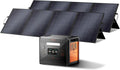 Greenery 2500W/2304Wh Portable Power Station, Solar Generator with 2x200W Solar Panel, Large Capacity Power Supply, BMS Emergency Power Station for Home Backup, Camping, Outdoor Battery Backup