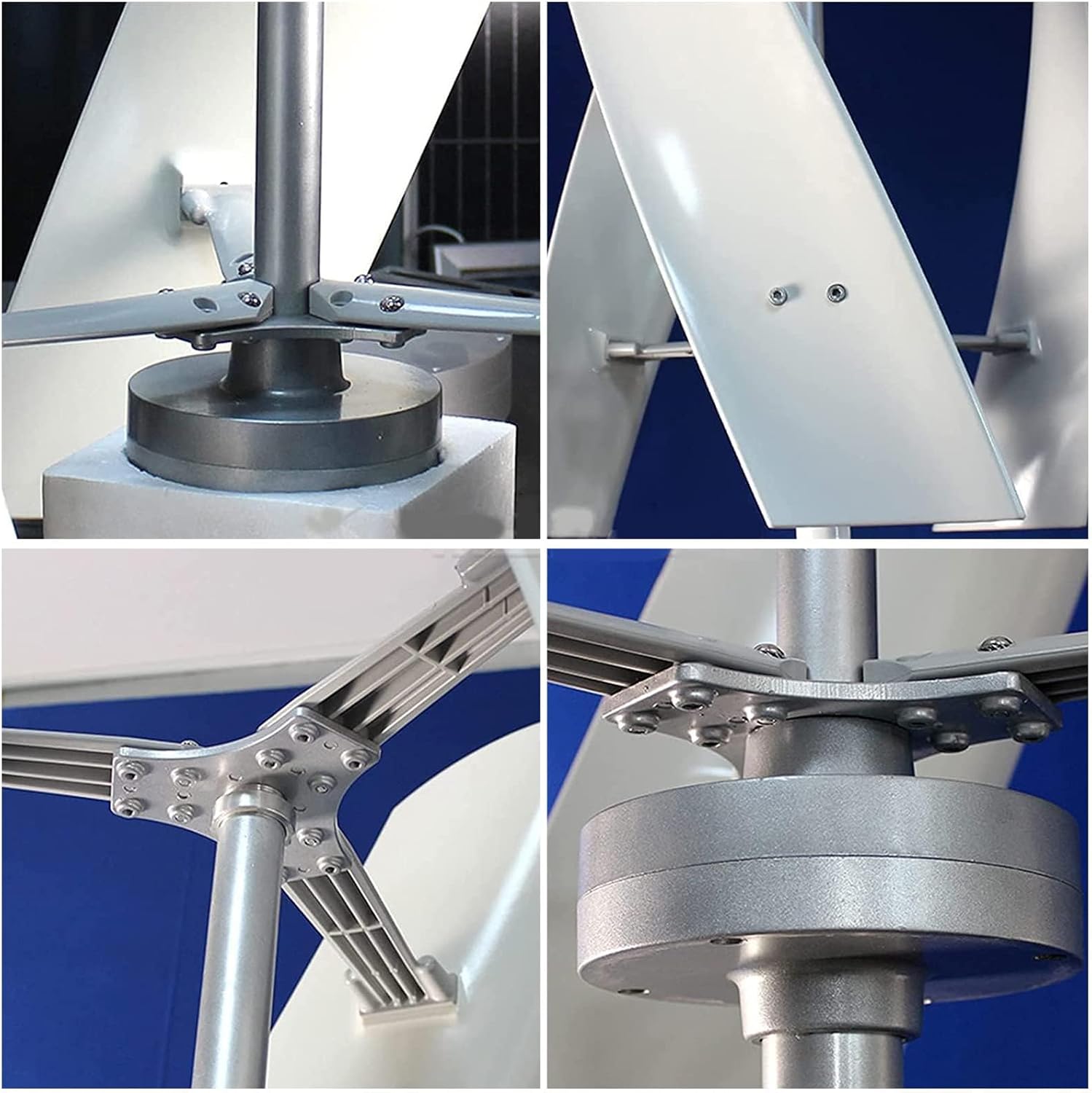 Wind Power Generator Kit 1000W-3000W, 12V-48V with Controller 3 Blades Vertical Wind Generator Windmill Generator for Home Wind Turbine Systems