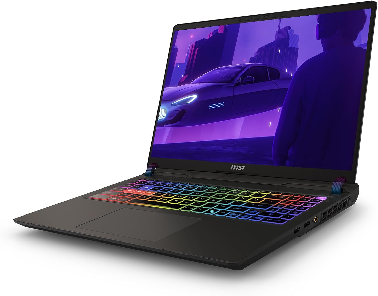 MSI Vector 16 HX AI Gaming Laptop, Intel Ultra 9-275HX, 64 GB DDR5 RAM, 2 TB PCIe SSD, 16' WQXGA (2560x1600) 240Hz Display, Nvidia G-Force RTX 5080, 24 Zone RGB Keyboard, W11 Pro, Cosmo Gray