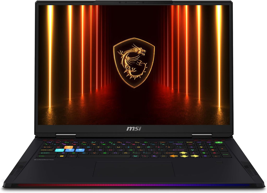 MSI Raider 18 HX AI A2XWJG-445CA 18' QHD+ 240Hz Gaming Laptop, Intel Core U9-285HX, RTX 5090, 64GB (32GB*2) DDR5 6400MHz Memory, 2TB Gen 5x4 NVMe PCIe SSD, Windows 11 Home