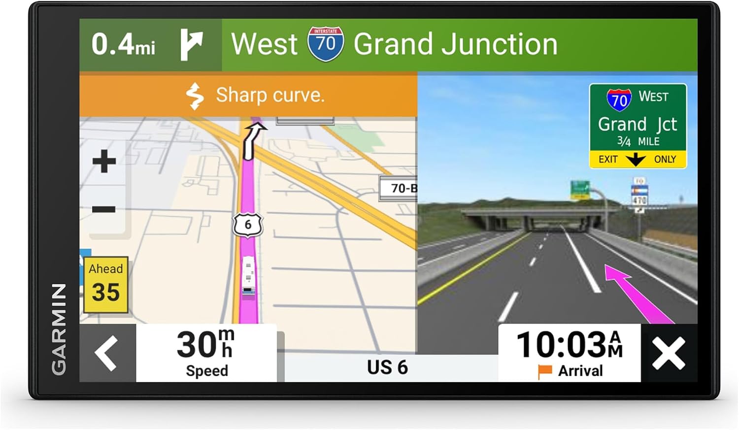 Garmin RV 795, Large, Easy-to-Read 7' GPS RV Navigator, Custom Routing, High-Resolution Birdseye Satellite Imagery, Directory of Parks and Services, Access Live Traffic and Weather