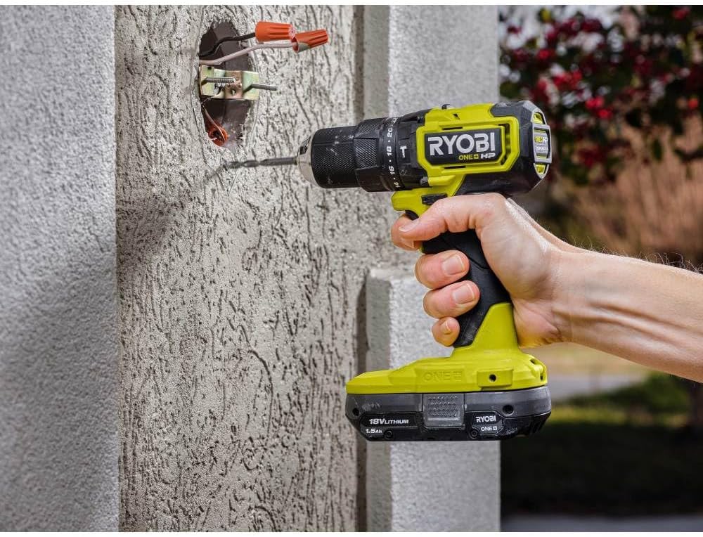 RYOBI 18V ONE+ HP Compact Brushless 2-Tool Combo Kit Drill Impact Driver & Batteries