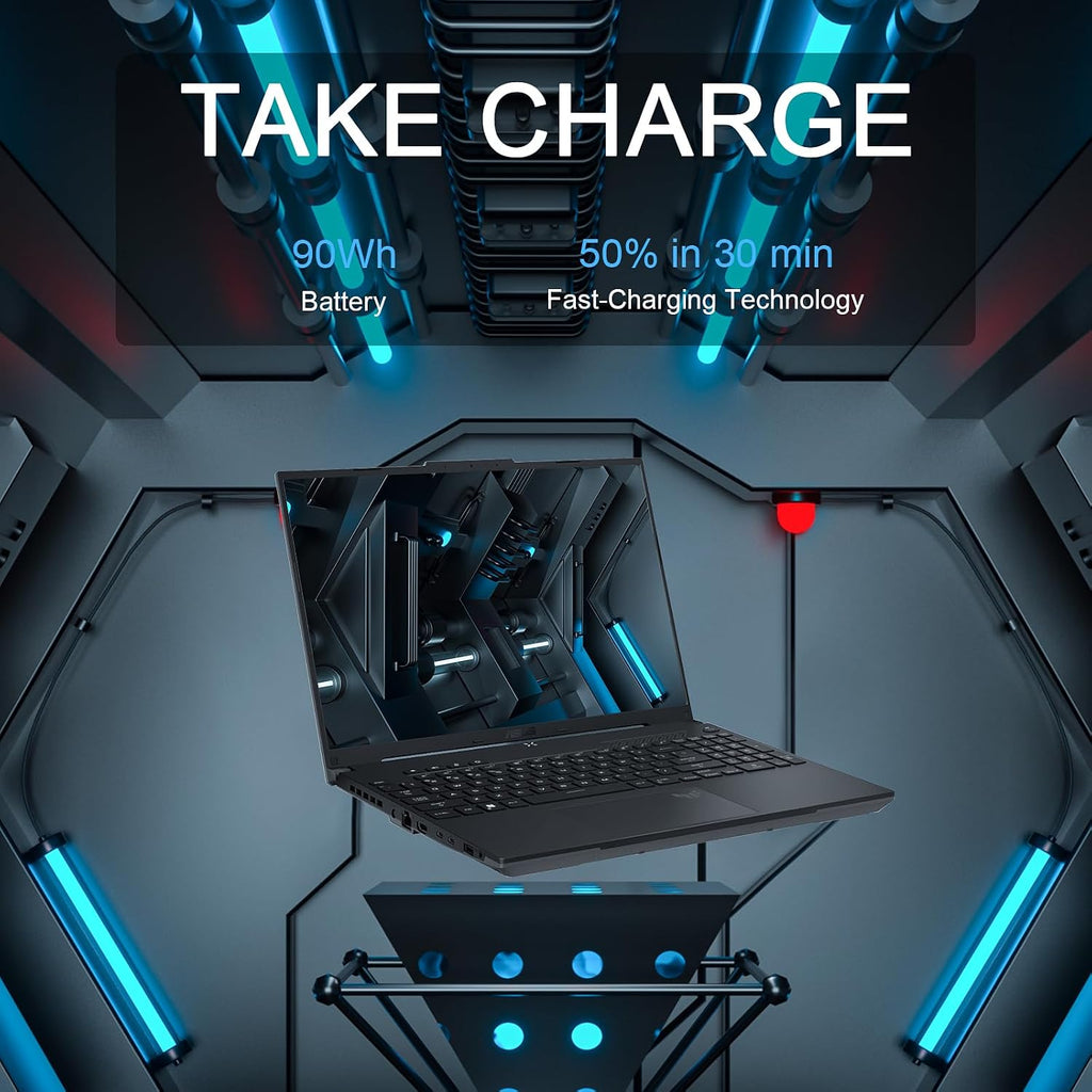ASUS TUF A16 Gaming Laptop, 16' 165Hz WUXGA Display, AMD Ryzen 7 7735HS(8-core), ‎16GB DDR5 RAM, 512GB SSD, Radeon RX 7700S, 100% sRGB, WiFi 6, Backlit Keyboard, Windows 11 Pro & Designed Mouse