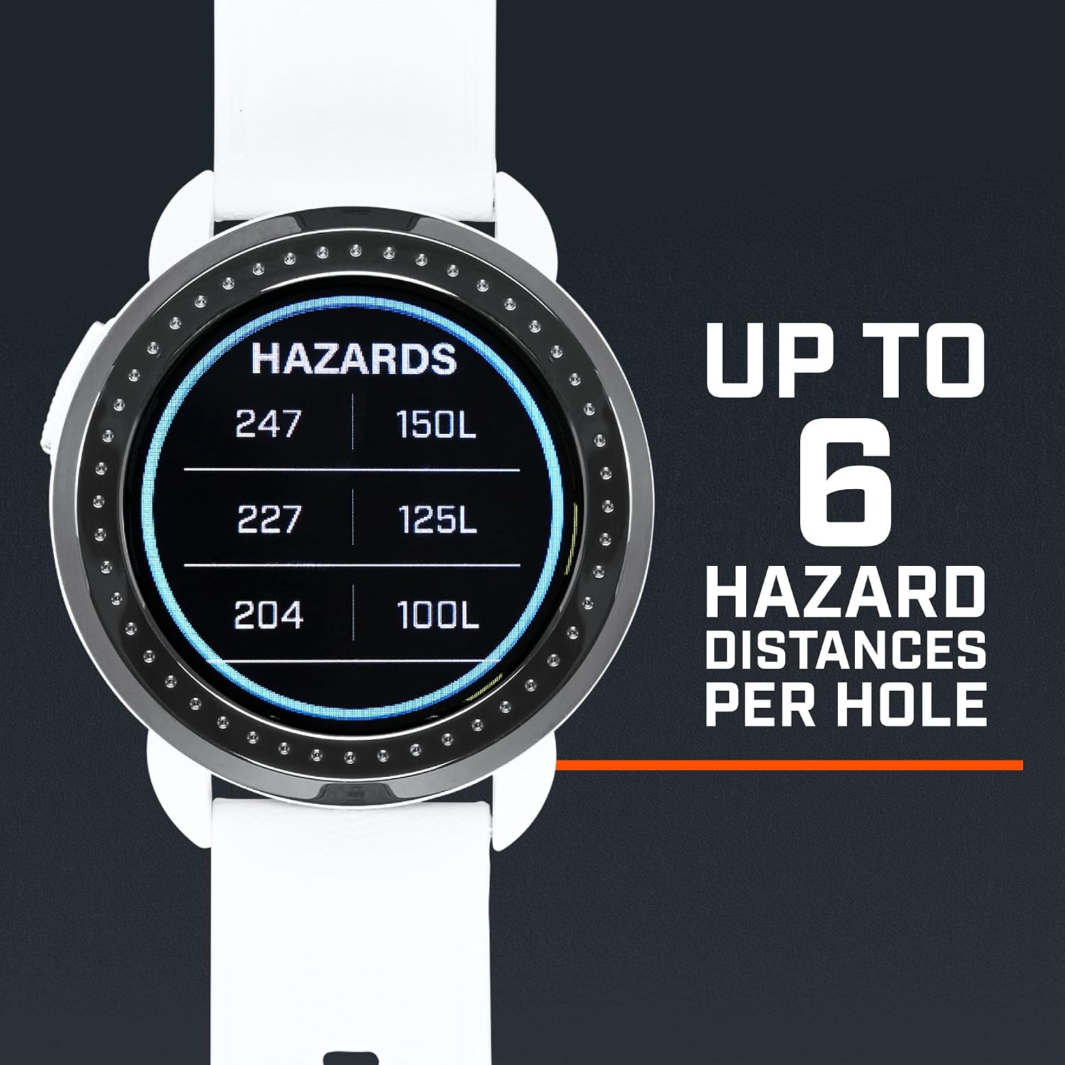 Bushnell Golf iON Elite GPS Watch – Color Touchscreen, Slope‑Adjusted Yardages, 38,000+ Courses, Shot Tracker, USB‑C, Magnetic Charger