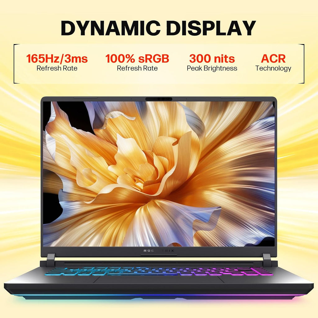 ASUS ROG Strix G16 Gaming Laptop, NVIDIA RTX 5060, Intel i7-14650HX, 16 inch 1920x1200 FHD+ 165Hz 3ms, WiFi 7, Dolby Atmos, Hires Audio, HD+ Cam, 32 GB DDR5, 1 TB SSD, Windows 11 Pro, Accessories
