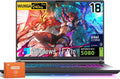 ASUS ROG Strix G18 Gaming Laptop 2025, 18' Nebula 240Hz 3ms 2.5K Display, NVIDIA RTX 5080 16GB GDDR7, Intel Ultra 9 275HX(Up to 5.4GHz), 64 GB DDR5, 2 TB SSD, Wi-Fi 7, Windows 11 Pro, Accessory Kit
