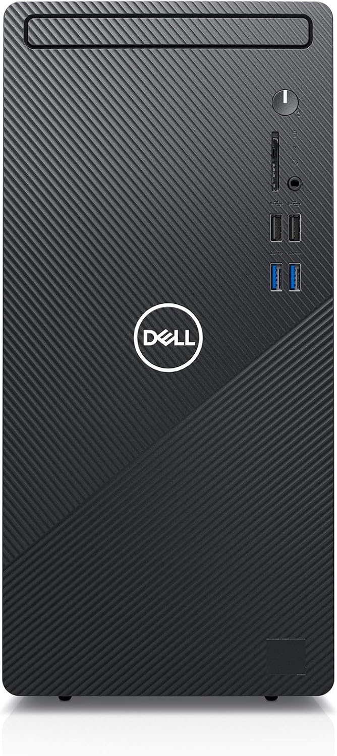 Dell Inspiron 3880 Desktop Computer - Intel Core i5 10th Gen, 12GB Memory, 512GB Solid State Drive, Windows 10 Pro, 2 Year On-Site (Latest Model) - Black