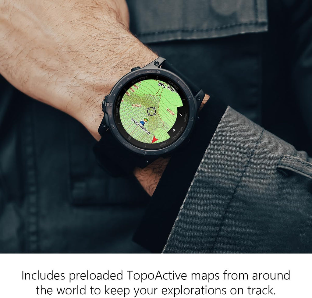 Garmin tactix 7 AMOLED Edition Tactical Military GPS Smartwatch | Touchscreen, Stealth Mode, Flashlight, Multicontinent Mapping, Weather, Health Metrics, with Signature Series Gift Bundle