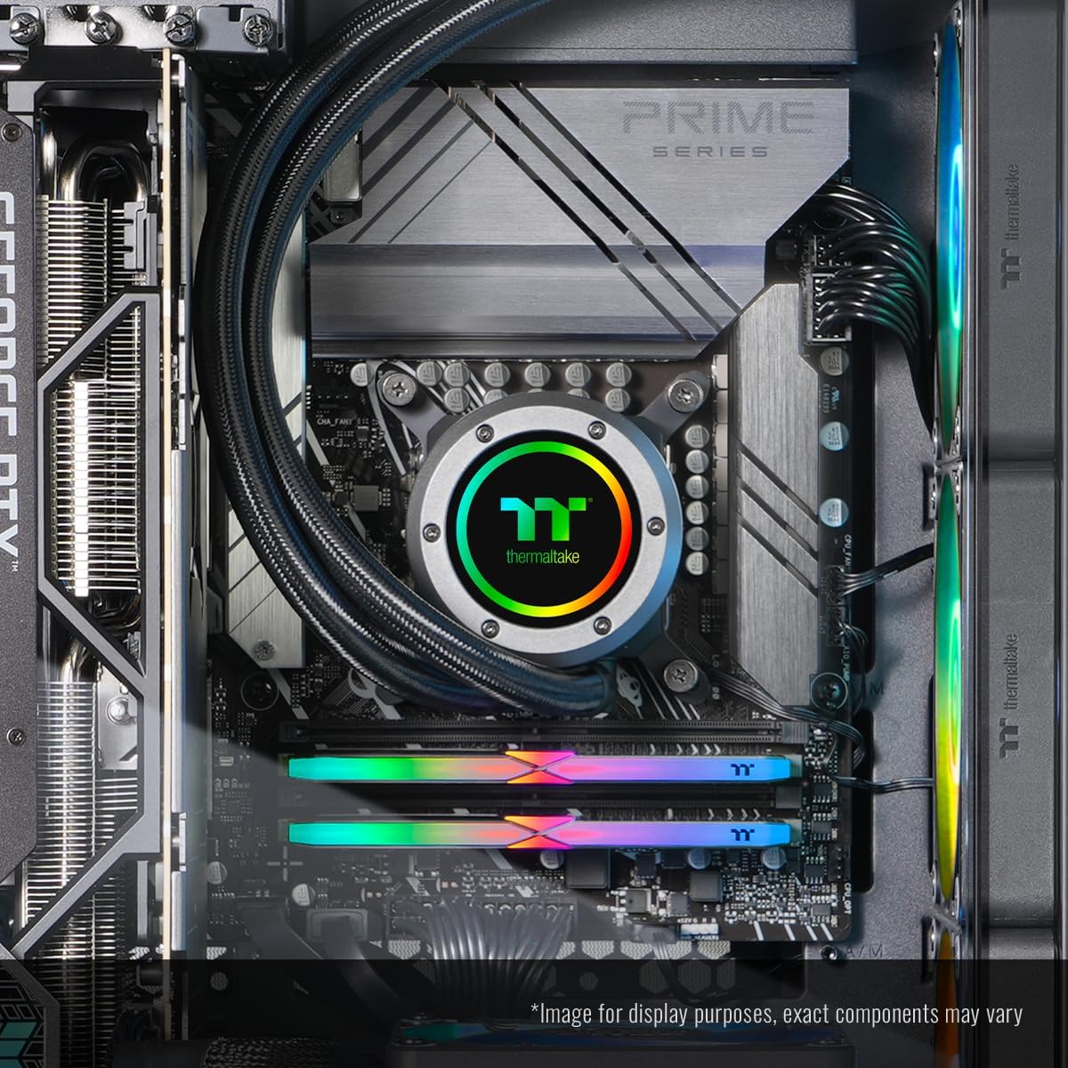 Thermaltake LCGS Reactor u2890 Gaming Desktop (Intel® Core™ Ultra 9 285K, ToughRam 32GB DDR5 6400MT/s RGB Memory, NVIDIA® GeForce RTX™ 5090, 2TB NVMe M.2, WiFi, Windows 11) T6BK-Z890-590-LCS