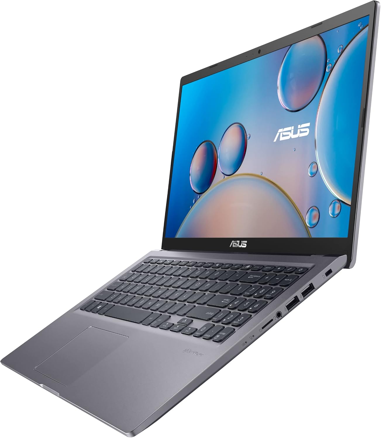 ASUS VivoBook 15 F515 Laptop, 15.6' FHD Display, Intel i3-1115G4 CPU, 8GB DDR4 RAM, 128GB SSD, Windows 11 Home in S Mode, Slate Grey, F515EA-AH34
