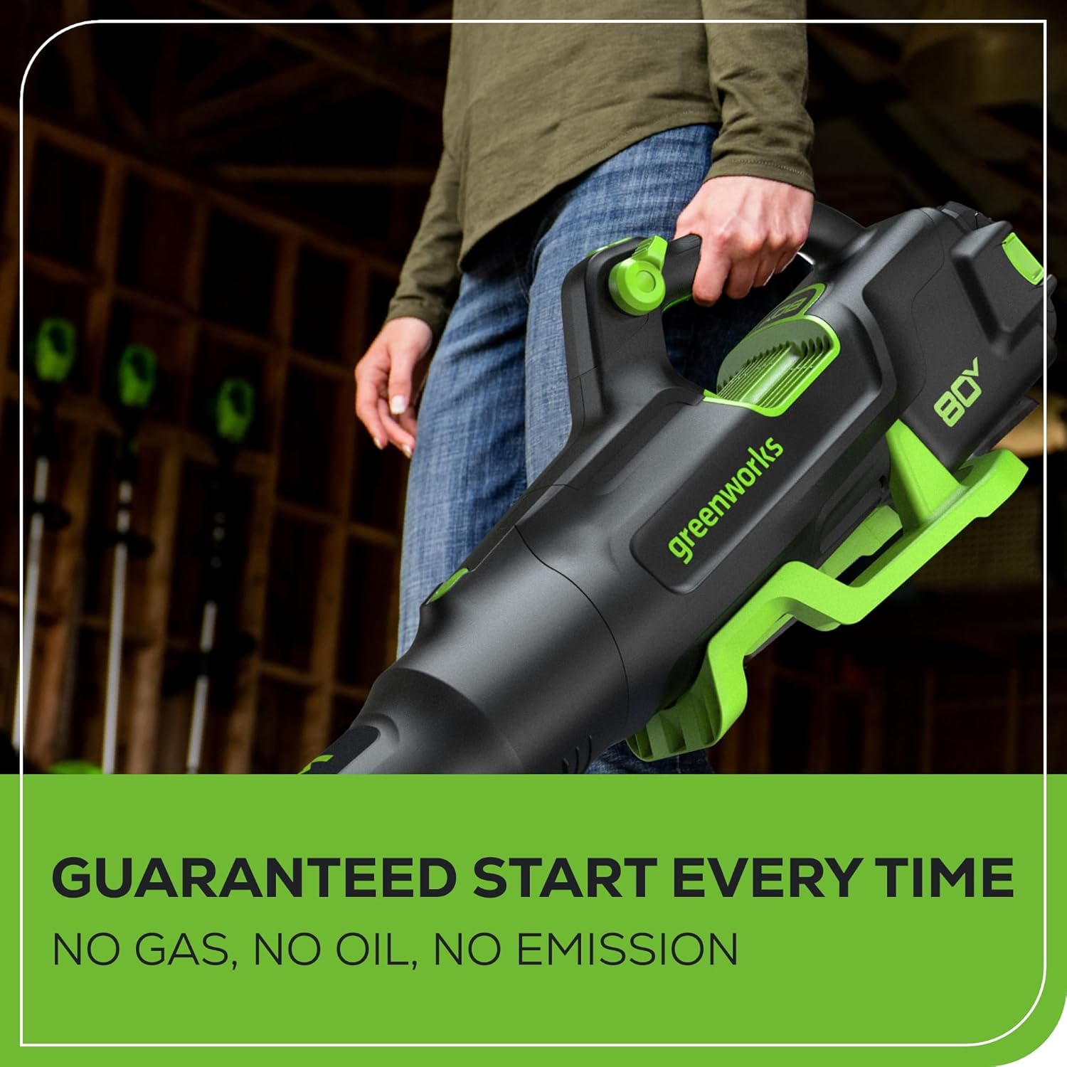 Greenworks 80V 16' Brushless Cordless String Trimmer and 700 CFM Leaf Blower Combo Kit, 2.5Ah Battery and Charger Included
