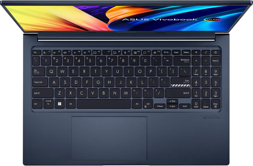 ASUS Vivobook 16 Laptop, 16'' WUXGA (1920 * 1200) Screen, AMD Ryzen 7 5800HS Processor, 16GB RAM, 1TB SSD, HDMI, Webcam, Wi-Fi 6, Type-C, Skyerd 128GB Portable SSD, Windows 11 Home, Blue, M1603