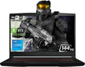 msi Thin GF63 Gaming Laptop, 15.6' 144Hz FHD Display, 12th Gen Intel Core i5-12450H, NVIDIA GeForce RTX 4050, 16GB RAM, 1TB PCIe SSD, Webcam, Backlit KB, Wi-Fi 6, Windows 11 Home