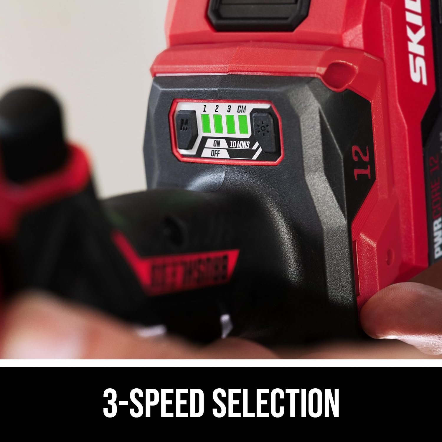 SKIL PWR CORE 12V Brushless 1/2 In. Compact Variable Speed Drill Driver & 1/4 In. Hex Compact 3-Speed Impact Driver Kit, Includes 2.0Ah Battery and 20W USB-C Charger - CB8429A-11