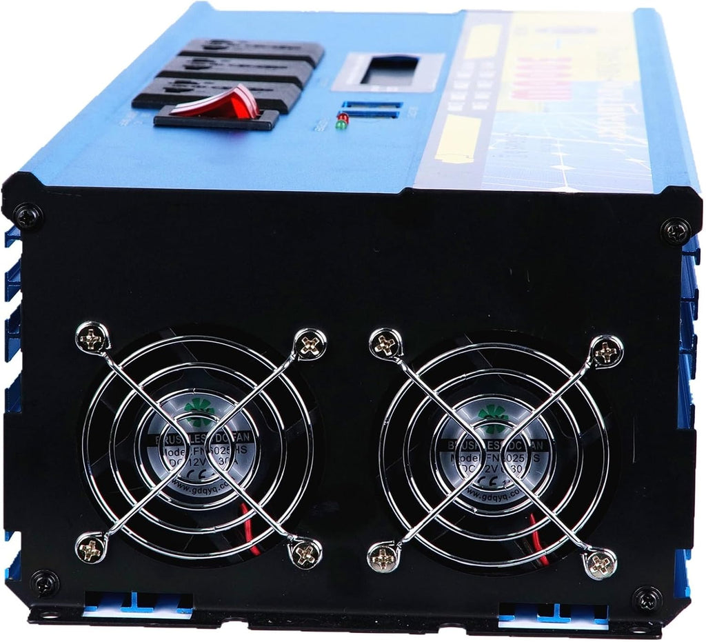 3000W Solar Pure sine Wave Inverter 12V to 220V Multifunctional Power Inverter(48V to 110V)