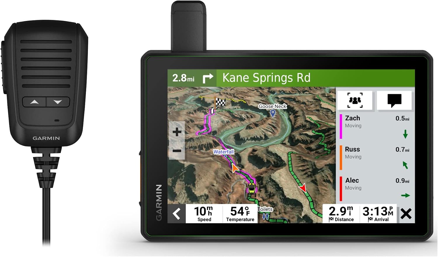 Garmin Tread SxS, GPS Navigator, Ulltrabright Display, Preloaded Topography,Group Ride Radio, inReach Technology