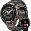 AMAZTIM GPS Smart Watch for Men, 6 Satellite Positioning, Compass, Stainless Steel Body, 50M Waterproof, 470mAh Extra-Large Battery, Answer/Make Call, 1.43' AMOLED Screen, Compatible for Android iOS