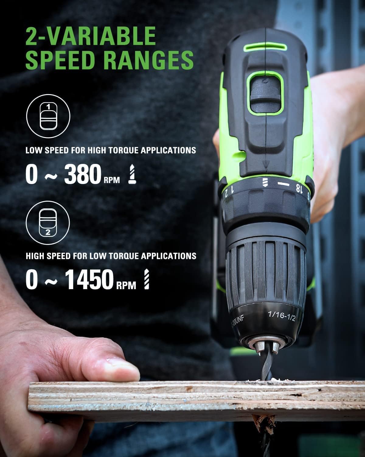 Greenworks 24V Brushless Drill/Driver + Impact Drive Combo Kit, Batteries and Charger Included, with 70-Piece Impact Rated Driving Bit Set