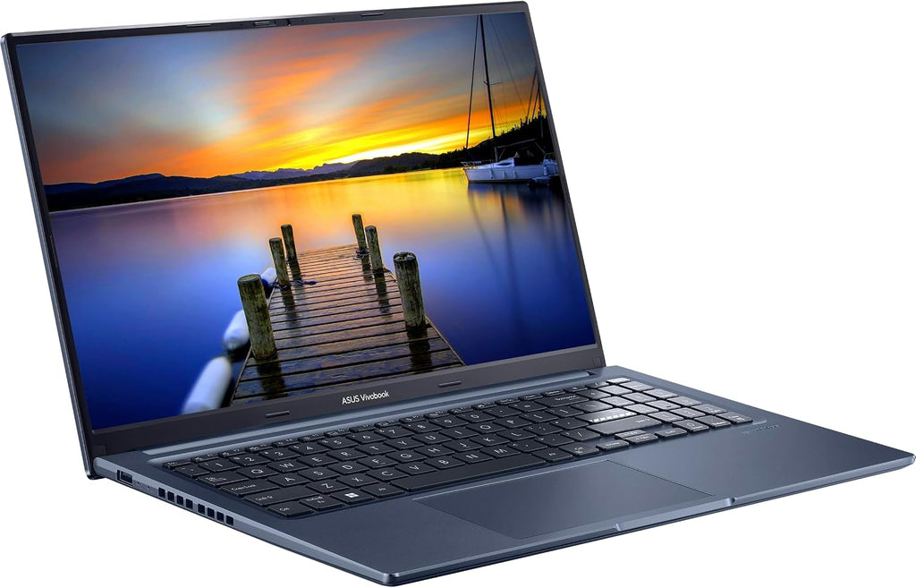 ASUS Vivobook 16 Laptop, 16'' WUXGA (1920 * 1200) Screen, AMD Ryzen 7 5800HS Processor, 16GB RAM, 1TB SSD, HDMI, Webcam, Wi-Fi 6, Type-C, Skyerd 128GB Portable SSD, Windows 11 Home, Blue, M1603