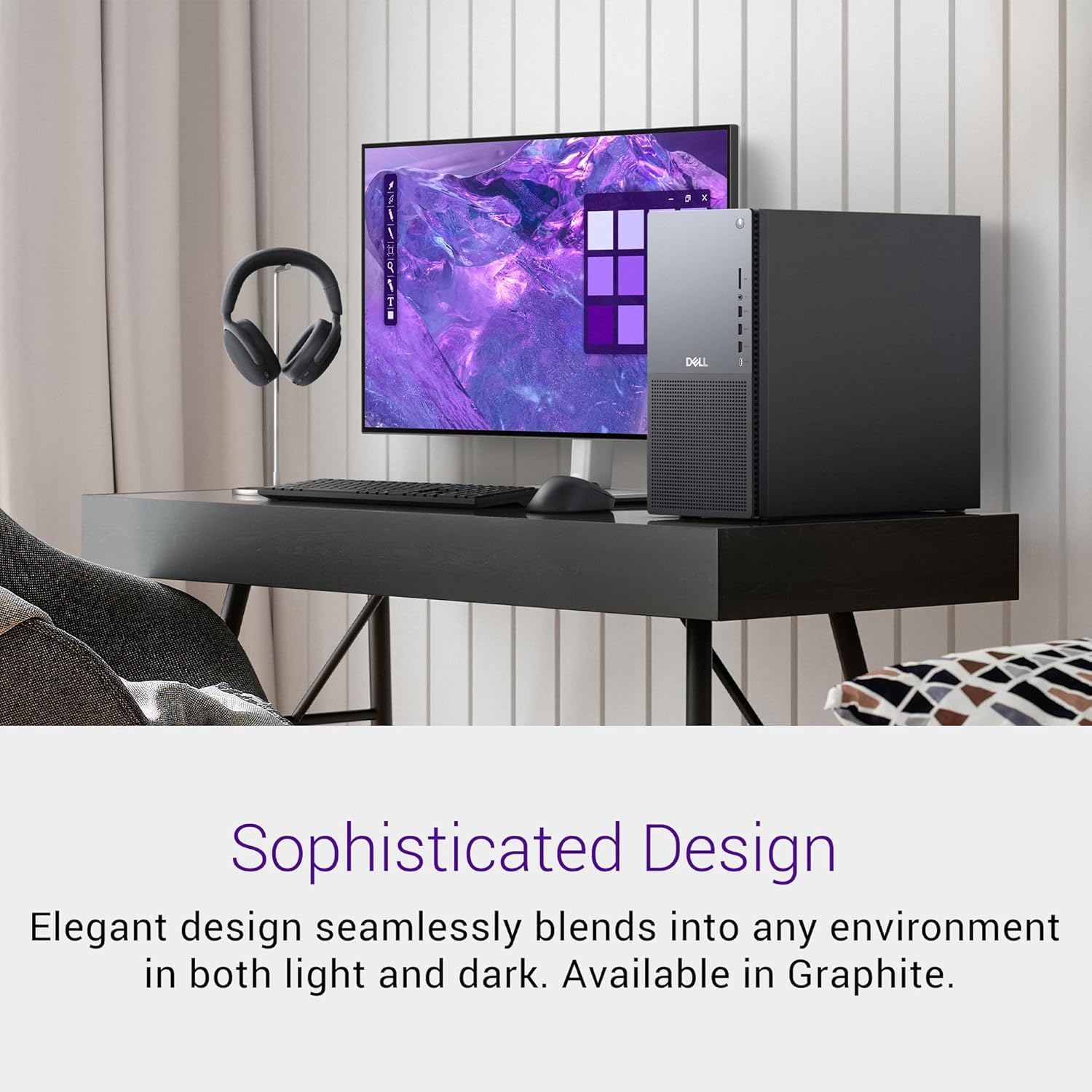 Dell Tower Plus EBT2250 Desktop Computer - Series 2 Intel Core Ultra 7 265 20-Core Processor up to 5.3 GHz, 64GB DDR5 RAM, 1TB NVMe SSD, NVIDIA GeForce RTX 4060 8GB GDDR6, Windows 11 Pro, Graphite