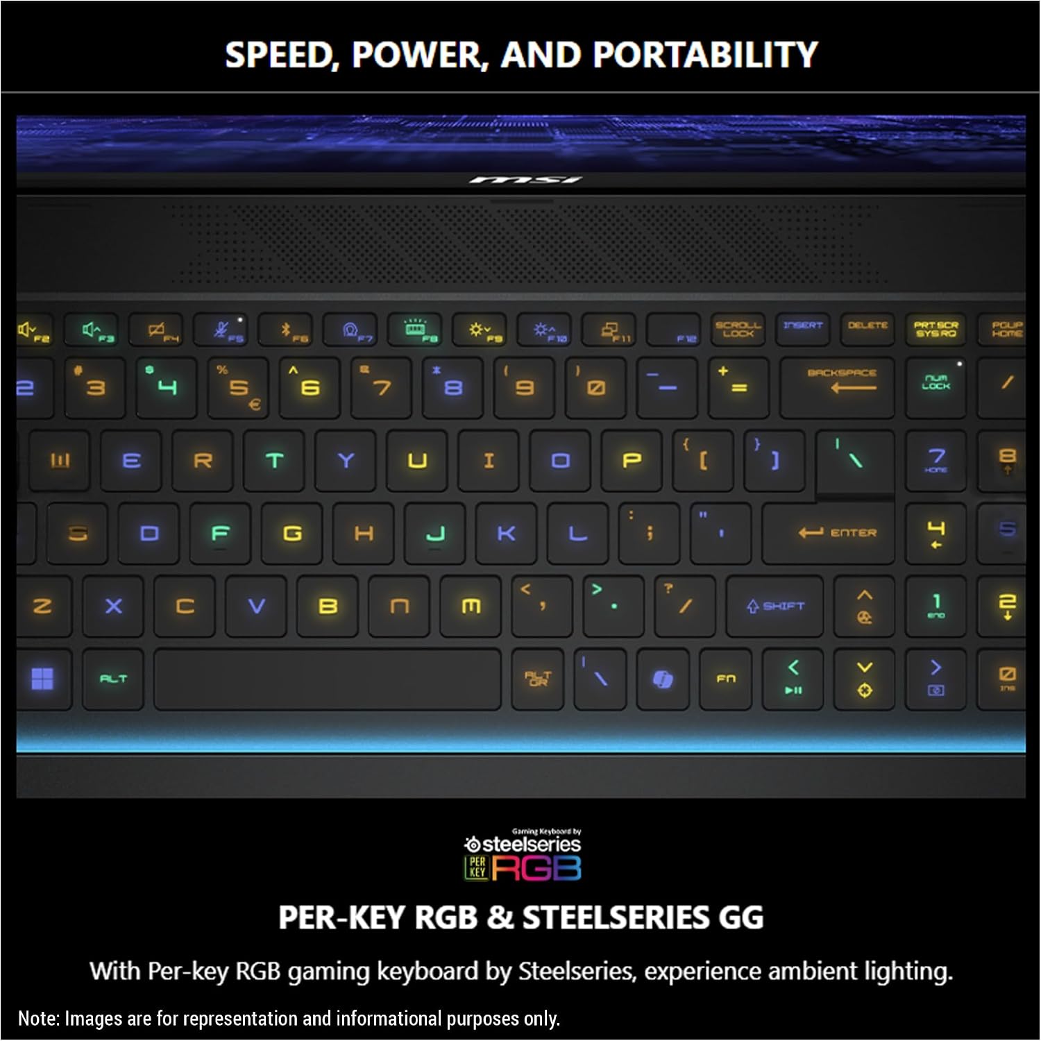MSI Stealth 18 AI Studio Gaming Laptop, Intel Ultra 9-185H, 32 GB DDR5 RAM, 1 TB PCIe SSD, 18' WQUXGA (3840x2400) 120 Hz Mini LED Display, Nvidia G-Force RTX 4080, Backlit Keyboard, W11 Home, Midnight