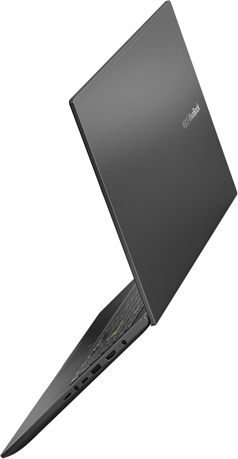 ASUS VivoBook 15 S513 Thin and Light Laptop, 15.6' FHD Display, AMD Ryzen 5 5500U Processor, Radeon Graphics, 8GB DDR4 RAM, 512GB PCIe SSD, Fingerprint, Windows 10 Home, Indie Black, S513UA-DS51